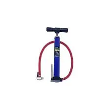 Inflador de pie tipo moto Choique corto con racord dual